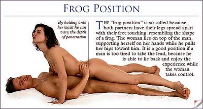 Frog position - Sex position